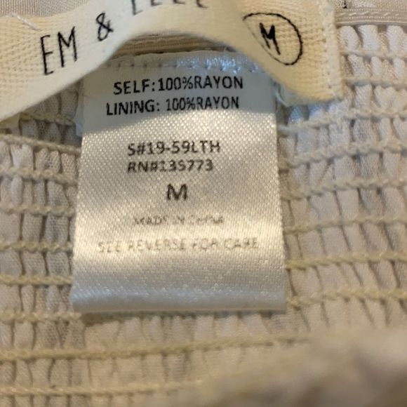 EM & ELLE BOUTIQUE STRIPED BANDEAU TOP NWT - Picture 10 of 12